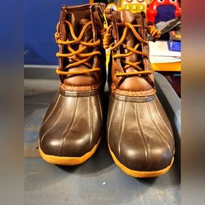 Kids Sperry duck boots